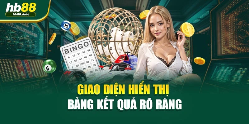 Giao diện hiển thị bảng kết quả rõ ràng