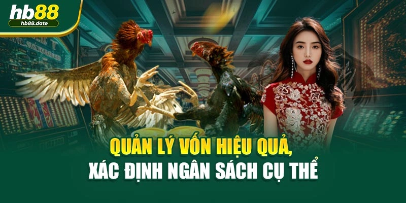 Quản lý vốn hiệu quả, xác định ngân sách cụ thể