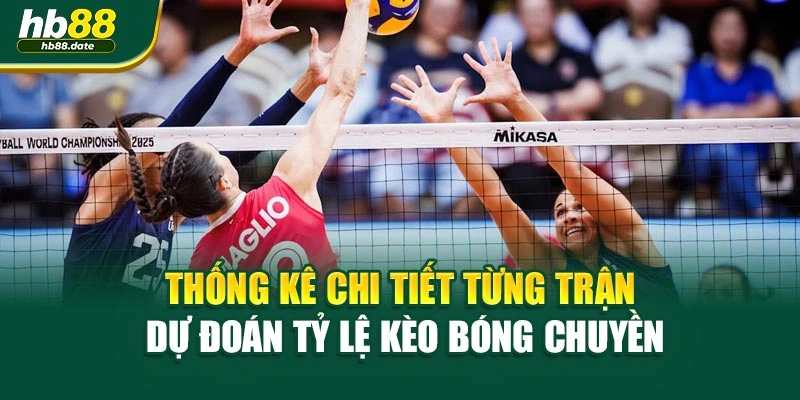 Thống kê chi tiết từng trận dự đoán tỷ lệ kèo bóng chuyền